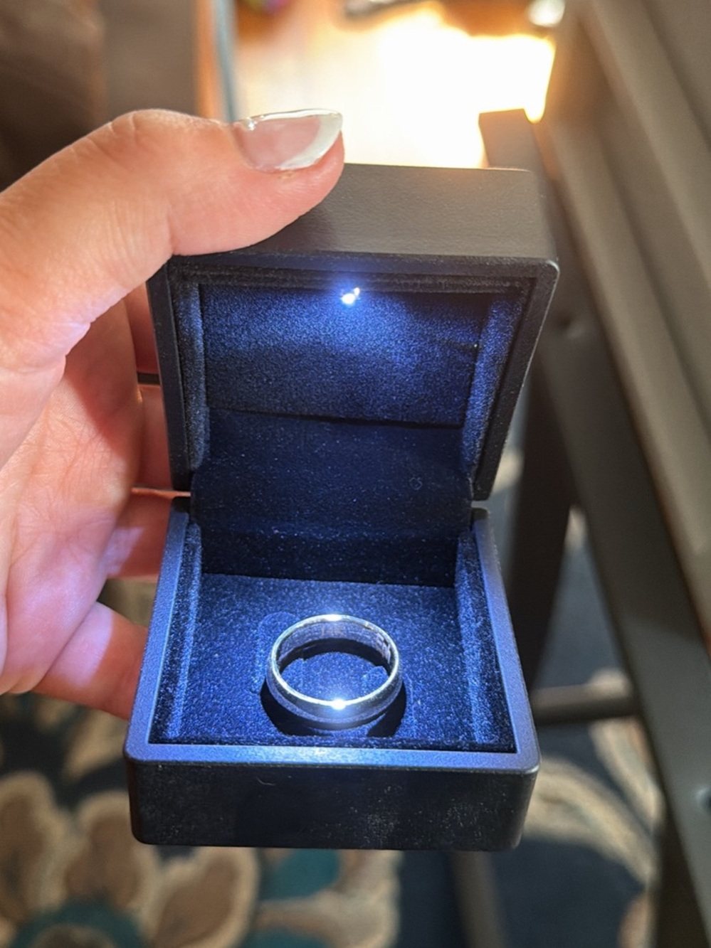 14k yellow gold men’s wedding band